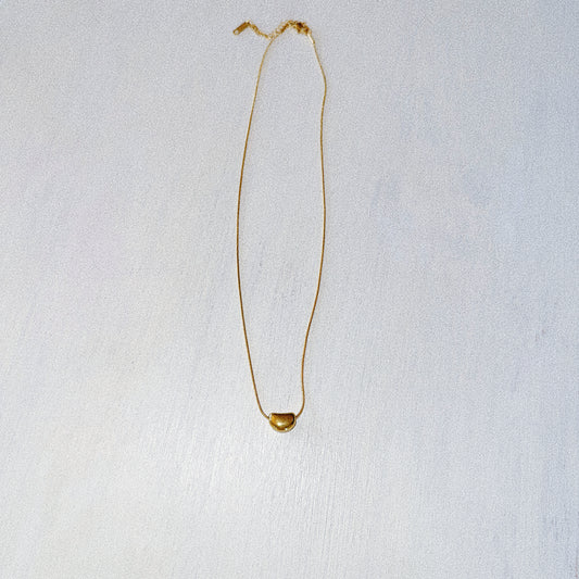 Golden Bean Necklace