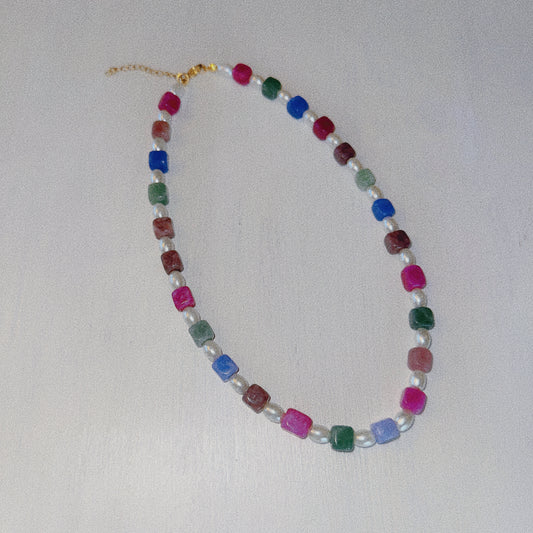 Color Blocks Necklace