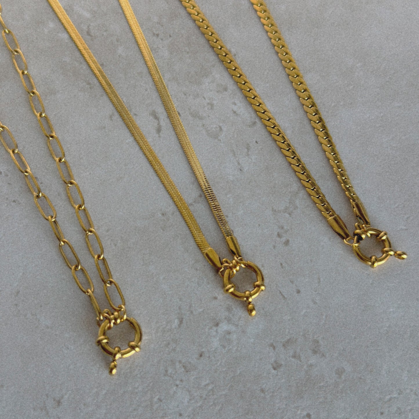 Sun Melt Chain Necklace