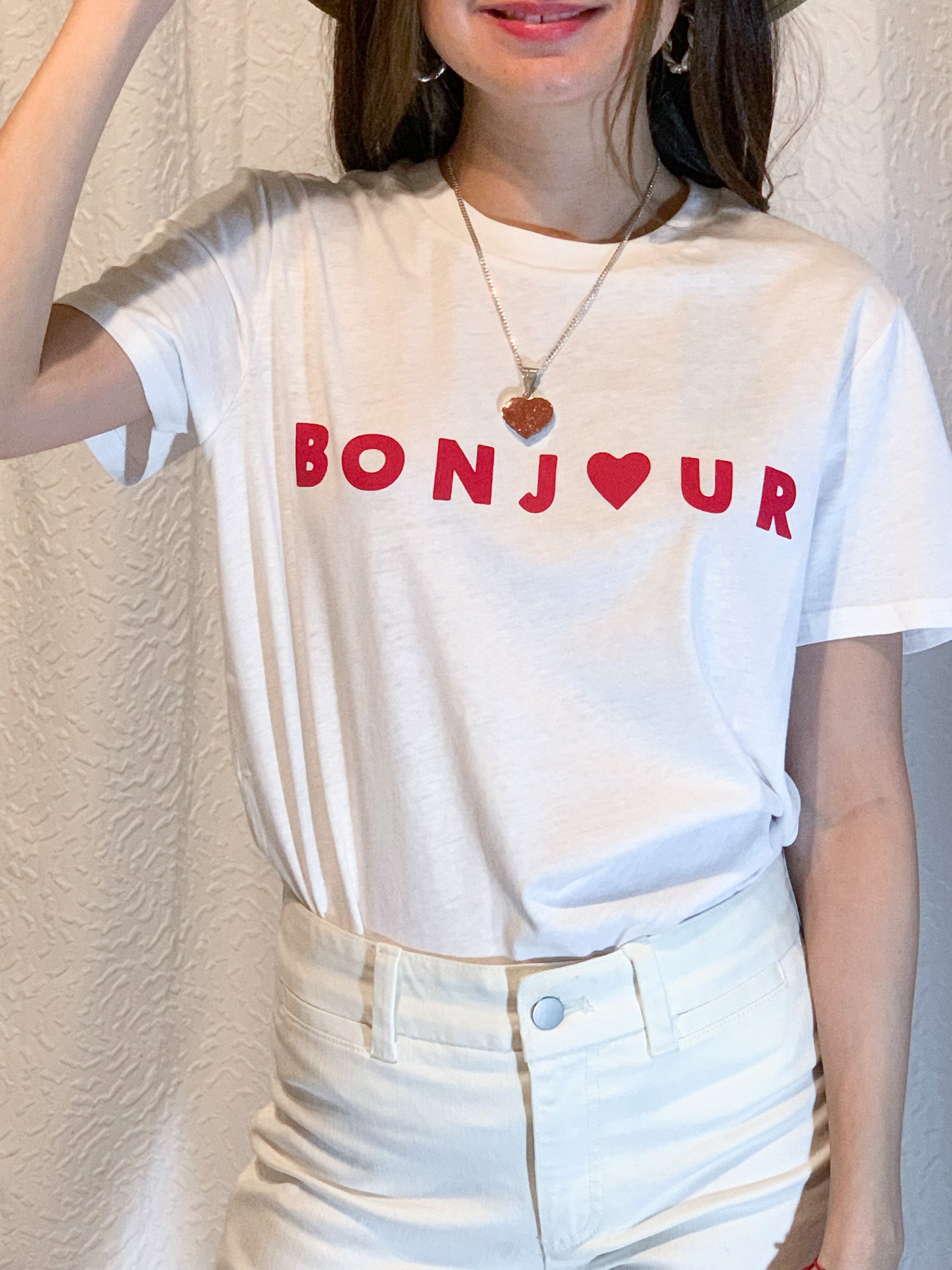 French Connection T-Shirt Bonjour
