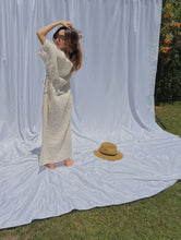 Load image into Gallery viewer, ROME LINEN MAXI DROP SHOULDER DRESS
