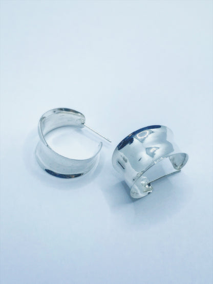 sterling silver hoops 925 made in Mexico las bam