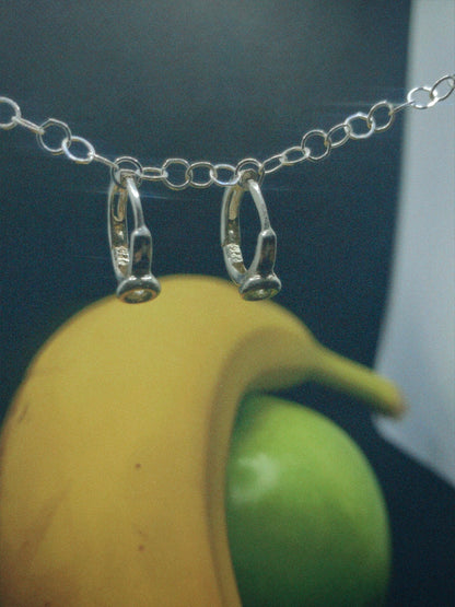 sterling silver 925 made in Mexico huggies