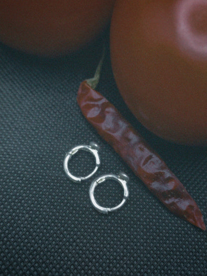 sterling silver 925 made in Mexico huggies